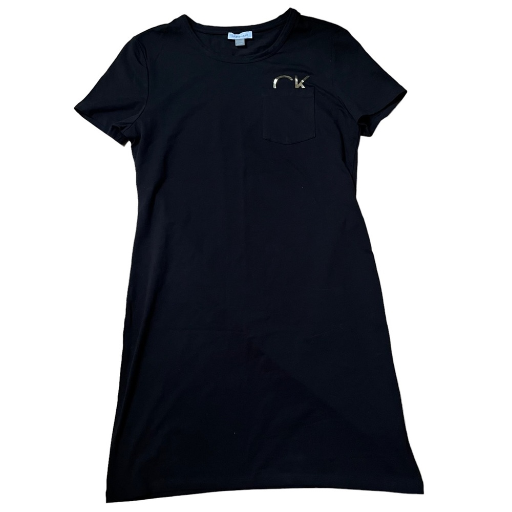 Calvin Klein Black tshirt dress Size Medium